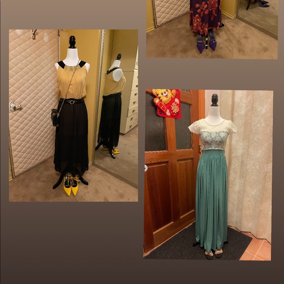 4 long elegant dresses in one price. - Picture 2 of 2